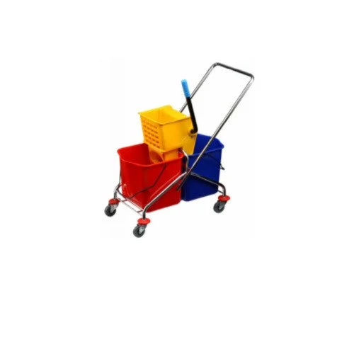 Metal Frame Double Mop Wringer Trolley